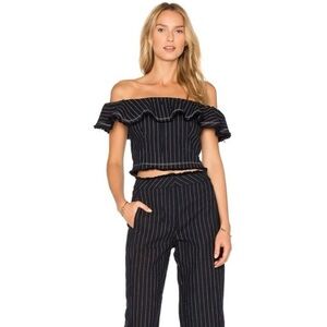 $325 T ALEXANDER WANG Off the Shoulder Top
